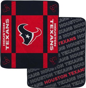 Pegasus Sports Houston Texans Nfl Team Reversible Logo Fleece Throw