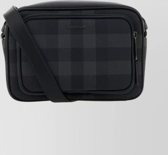 Burberry checkered canvas paddy crossbody bag