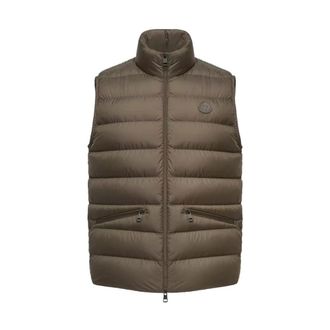 Moncler Heren, Jassen, Groen, Maat: 2XL Leer