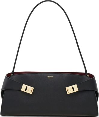Ferragamo Hug Sh Ew Calf Leather Handbag