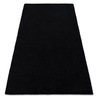 RugsX Rugsx - Alfombra Bunny Negro Imitaci&oacute;n De Piel De Conejo Black 160x220 Cm