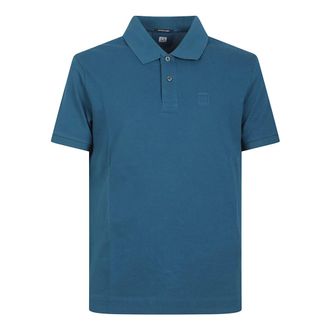 C.P. Company Polo Shirts, male, Blue, Size: XL Metropolis Stretch Piqu&eacute; Polo Shirt