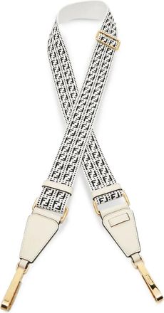Fendi Tracolla per borsa Zucchino - Bianco