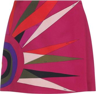Emilio Pucci Mini skirt acetate