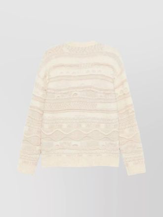 Laneus crew neck knit sweater