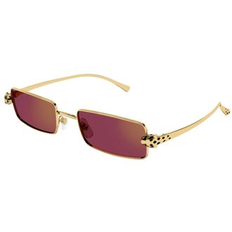 Cartier Sunglasses, unisex, Yellow, Size: 54 MM Stylish Sunglasses for Everyday Wear