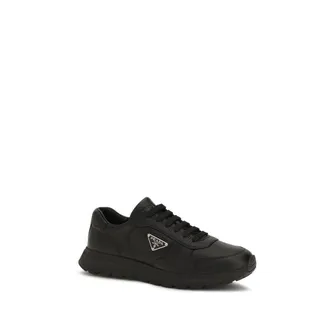 Prada Mens Black Polyester Athletic Sneakers
