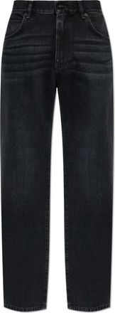 Balmain Straight-leg Jeans - Heren - Regular Fit Jeans - Zwart - W29 - Katoen - Jeans