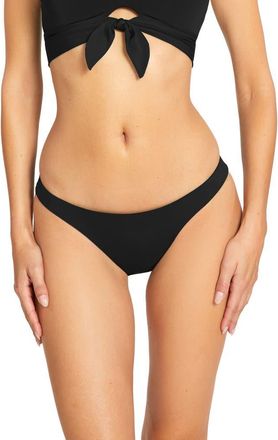 Robin Piccone Ava Bikini Bottoms in Black at Nordstrom, Size X-Small