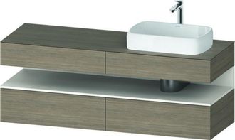 Duravit Qatego Consola Mueble Bajo Lavabo, 2 Extensiones, 2 - Duravit