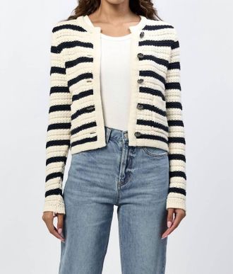 Dear John Denim Cambria Cardigan In Black Iris