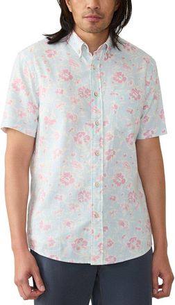 Faherty Breeze Linen-Blend Shirt