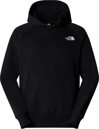 The North Face Raglan Box NSE Hoodie - Heren - Sportshirts - Zwart - M - Katoen - Fitness