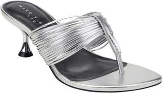 Marc Fisher Pamilla Sandal in Silver at Nordstrom, Size 8.5
