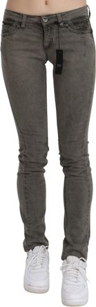 Costume National Low Waist Skinny blue Cotton Womens Jeans