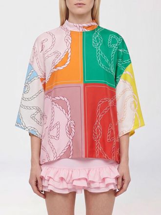 Jacquemus T-shirt Hippocampe a maniche lunghe in cotone con stampa grafica