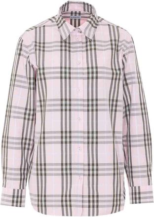 Burberry Pink Check Shirt