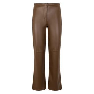 Max Mara Dames, Broeken, Bruin, Maat: M