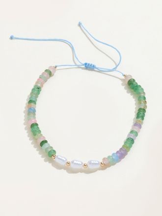 Fat Face FatFace Multi Colour Adjustable Stone Bracelet