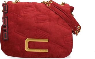 Custo Barcelona Palmar-M Schoudertas - Dames - Tassen - Rood - Maat: ONE Size Leer