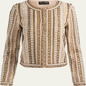 Alice & Olivia Kidman Embellished Jacket