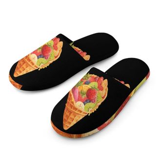 Generic Egg Waffle Berry Kiwi Mens House Slippers Slip Indoor Slipper On Shoes Warm Outdoor
