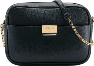 Patrizia Pepe Borsa a tracolla All Day in pelle - - Bags - Donna - Nero - ONE SIZE