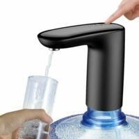 OEM Bomba De Agua - Interruptor Recargable Por Usb Para Agua Potable. Hogar. Cocina. Mesa. Bomba De Agua Potable (negra) - Crezuo