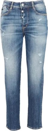 Le Temps Des Cerises Dames, Jeans, Blauw, Maat: W26 Katoen