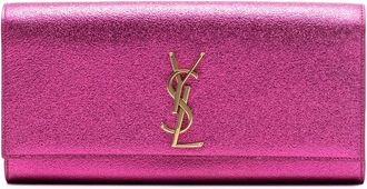 Saint Laurent Pre-owned Saint Laurent Metallic Calfskin Monogram Kate Clutch YDK523QQM07T5WYS