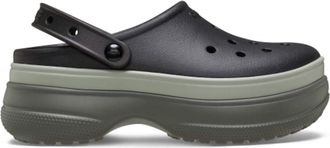 Crocs Classic Stacked Thermoplastische Zwarte Klompen