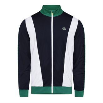 Lacoste Heren Track Jacket met logo (Marine, Wit, Groen)
