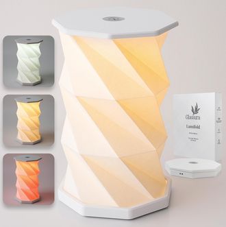 OEM L&aacute;mpara Led Inal&aacute;mbrica Para Mesita De Noche, Patio Y Camping: Recargable Por Usb-c, Plegable Y Port&aacute;til, Luz Roja, Fr&iacute;a Y C&aacute;lida Ajustable (5-12 Hora
