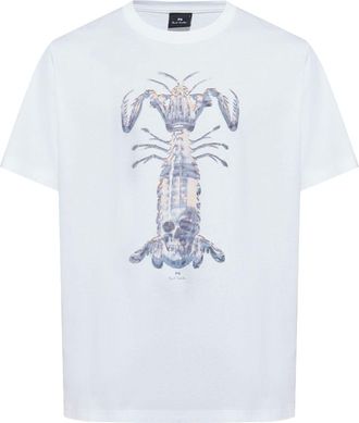 Paul Smith T-shirt con stampa Praying Mantis - Bianco