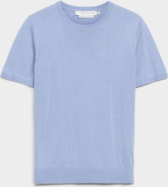 Contemporaine Womens Ultra-fine knit crew-neck sweater