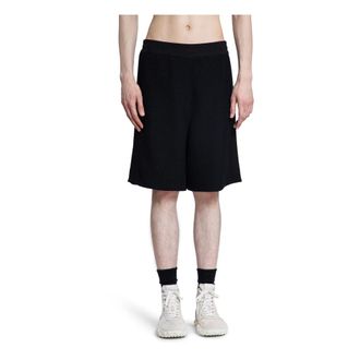 Jil Sander Korte Broeken, Heren, Zwart, L, Katoen, Long Shorts