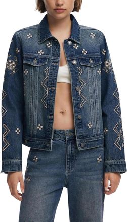 Desigual Geborduurde Spijkerjack