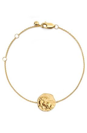 Monica Vinader Zodiac Chain Bracelet in Gold Vermeil Taurus at Nordstrom