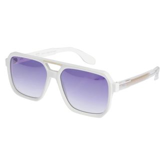K&agrave;dor Sunglasses, unisex, White, Size: 58 MM Big Line 1 Sunglasses