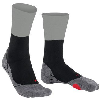 Falke BC Gravel Velosocken - Unisex | grau/schwarz