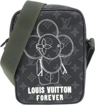 Louis Vuitton Pre-owned Danube Monogram Eclipse Schoudertas - Dames - Vintage Schoudertas - Zwart - ONE Size - Vintage