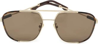 Fendi Occhiali da sole squadrati - Marrone