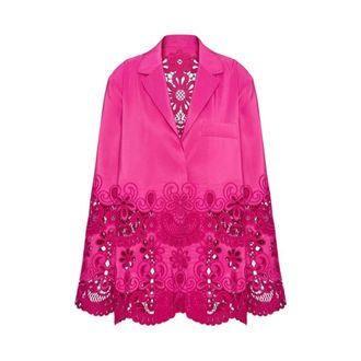 Valentino Garavani Casual Shirts - Dames - Blazers - Roze - L - Jassen