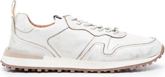 Buttero lace-up calf-leather sneakers - men - Calf Leather/Rubber/Calf Leather - 40 - White