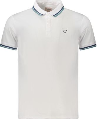 Guess Witte Katoenen Polo T-shirt voor Mannen
