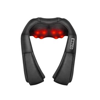 OEM Masajeador De Cuello, Espalda Y Hombros Con Funci&oacute;n De Calentamiento, Masajeador El&eacute;ctrico Shiatsu, Rotaci&oacute;n 3d Con Velocidad Ajustable, Perfecto Para