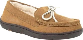 Tempur-Pedic WomenS Zada Suede Moccasin With Plush Comfort In Hashbrown