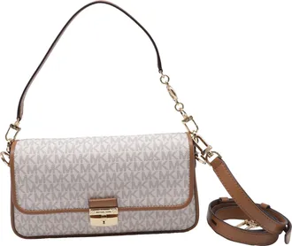 Michael Kors Small Bradshaw Convertible Bag in Multicolor Canvas & Leather