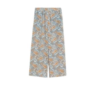 Max Mara Cropped Trousers, female, Multicolor, Size: M Weekend Trousers