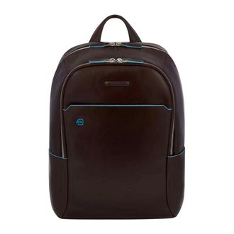 Piquadro Backpacks, unisex, Brown, Size: ONE SIZE Small Size Computer 14 and iPad Backpack